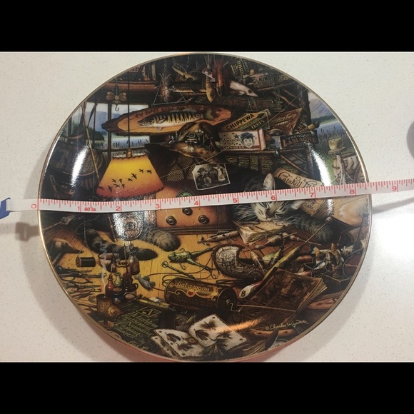 💥BOGO Free!💥 Limited Ed Decorative Wall Plate Cat - Picture 10 of 10